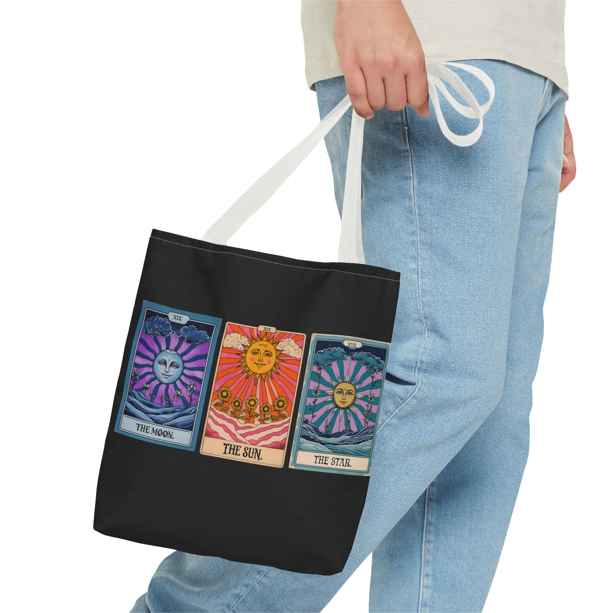 Sun Moon Star Tote Bag (AOP)