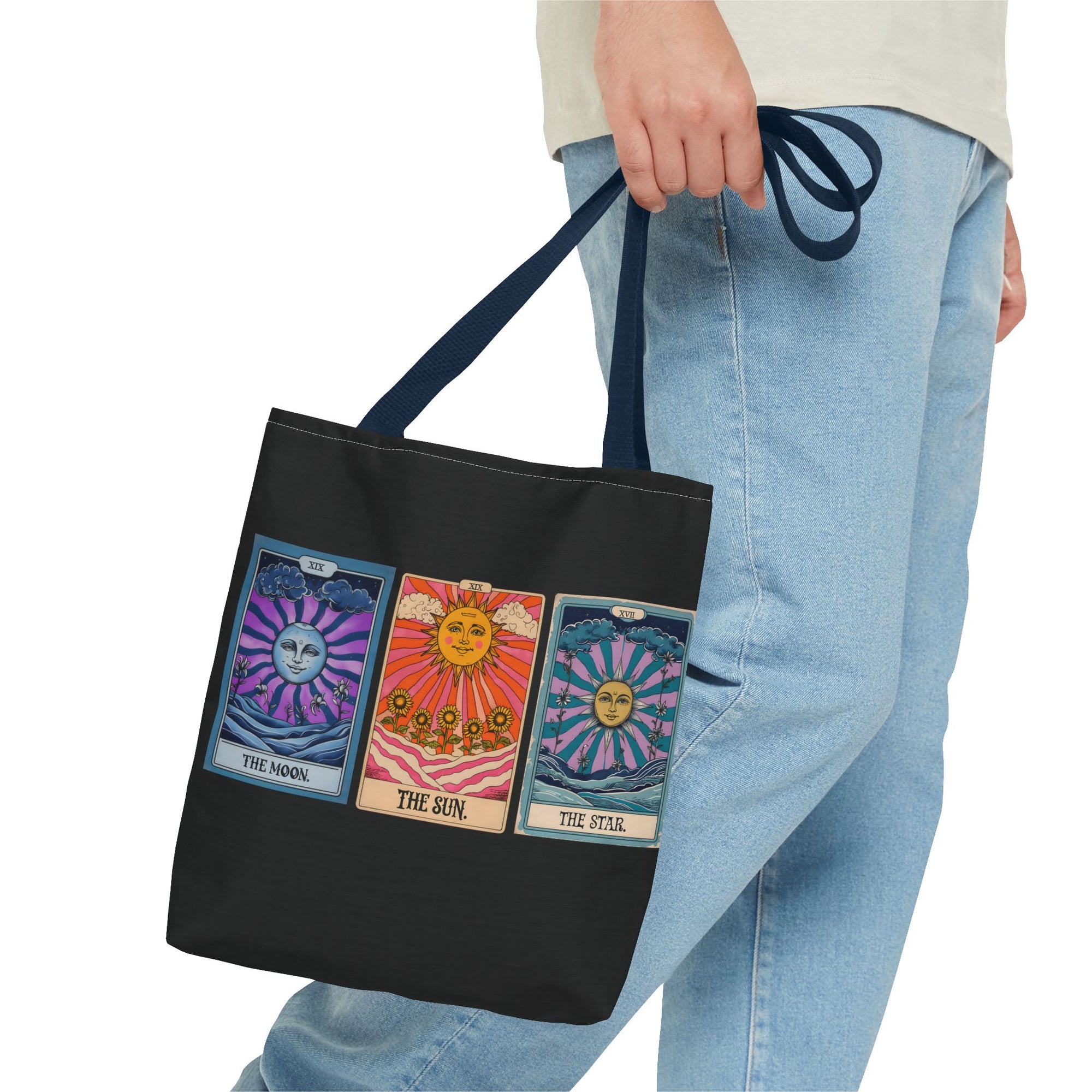 Sun Moon Star Tote Bag (AOP)