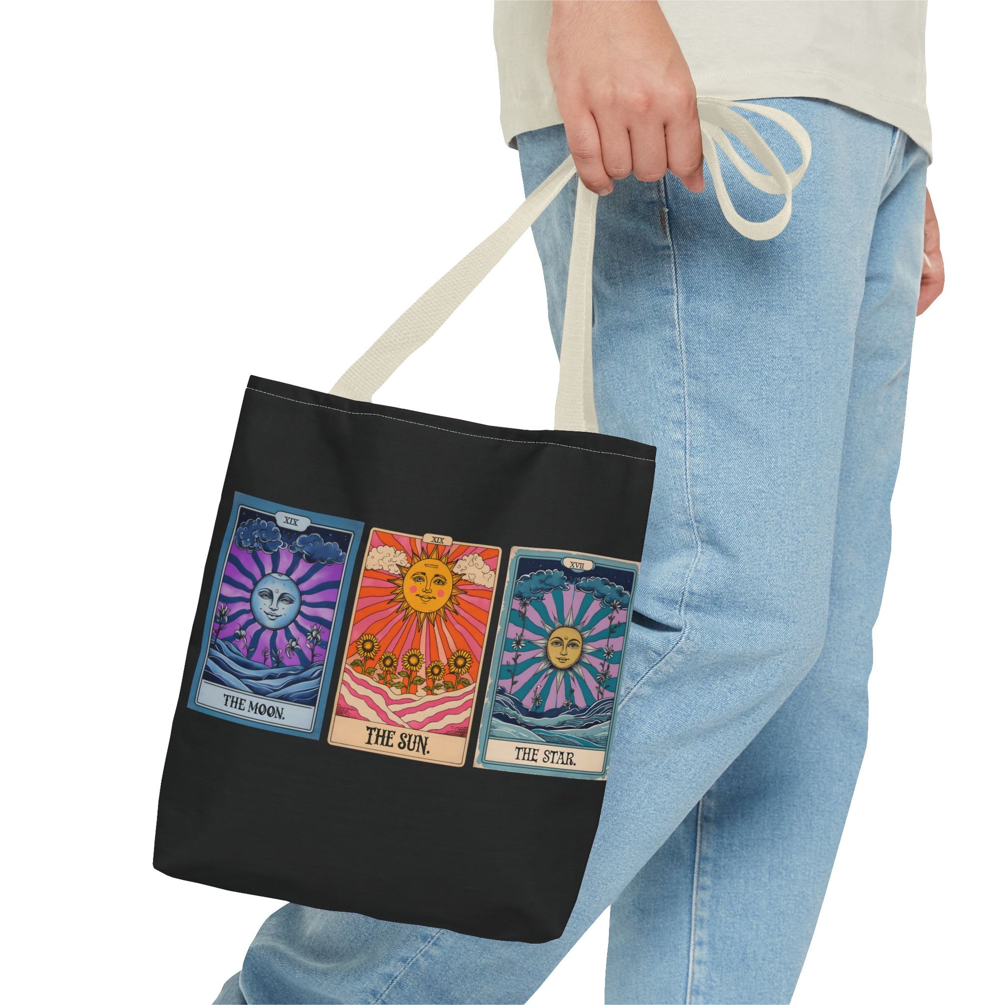 Sun Moon Star Tote Bag (AOP)