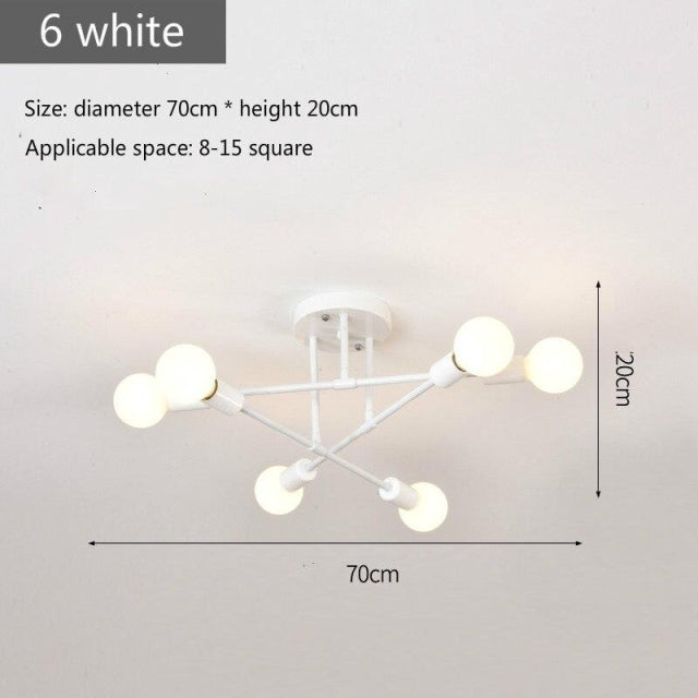 Nordic Sputnik Ceiling Light Fixture