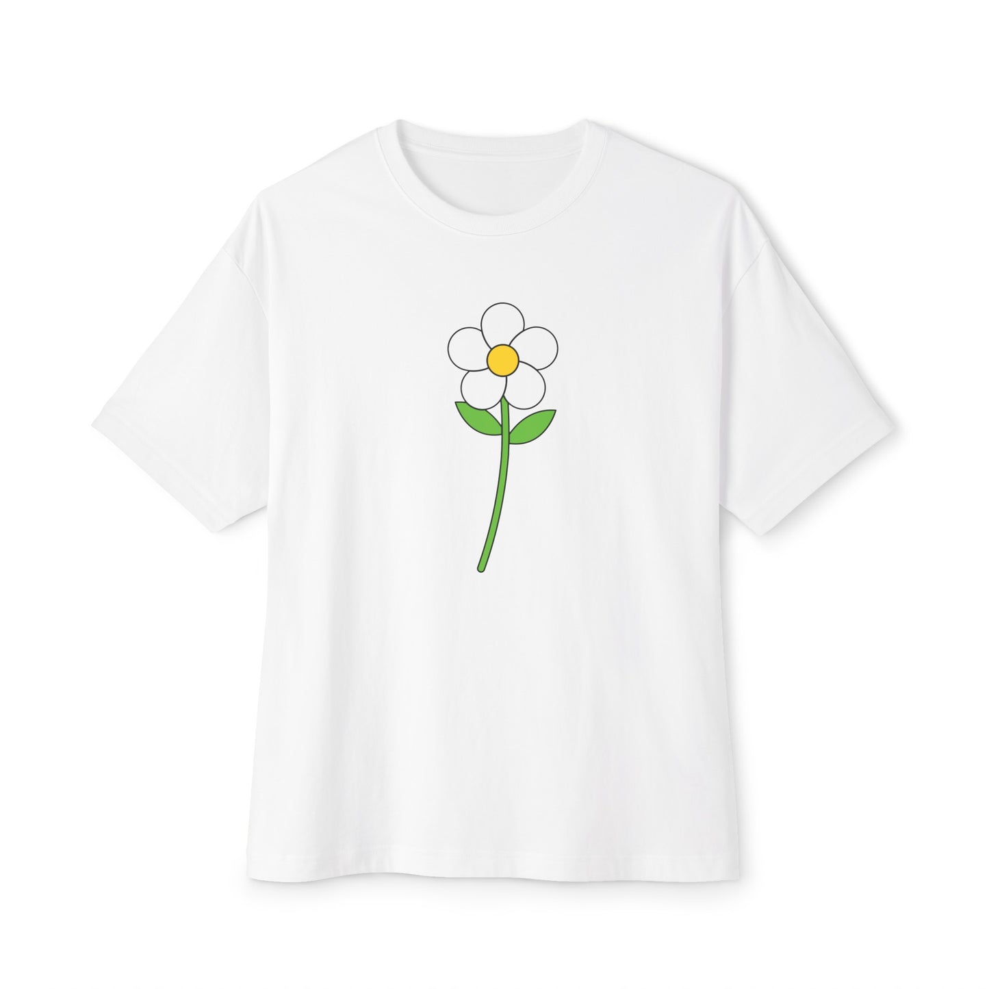 Flower Power Oversized Boxy Tee