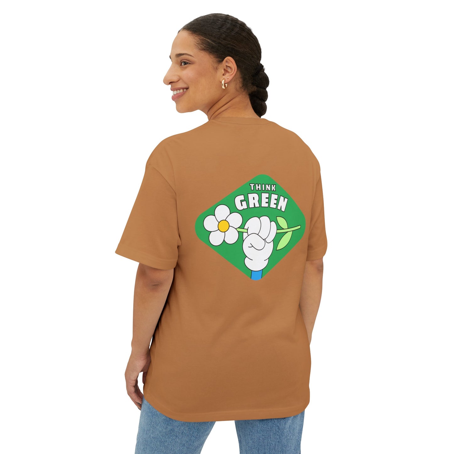 Flower Power Oversized Boxy Tee