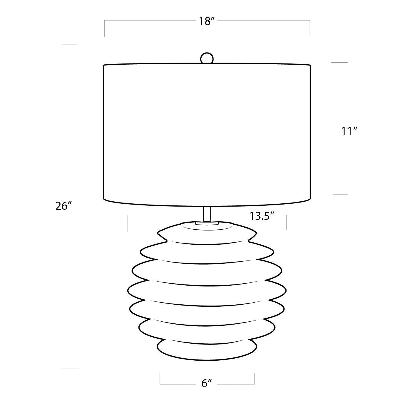 Accordion Table Lamp Round