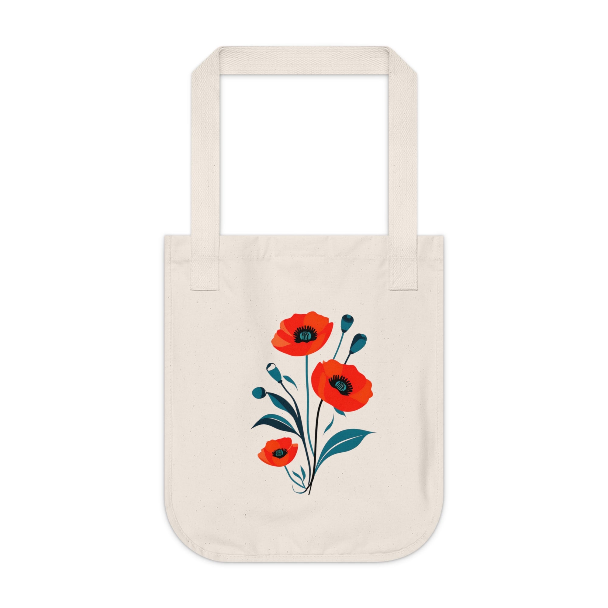 Floral Organic Tote Bag
