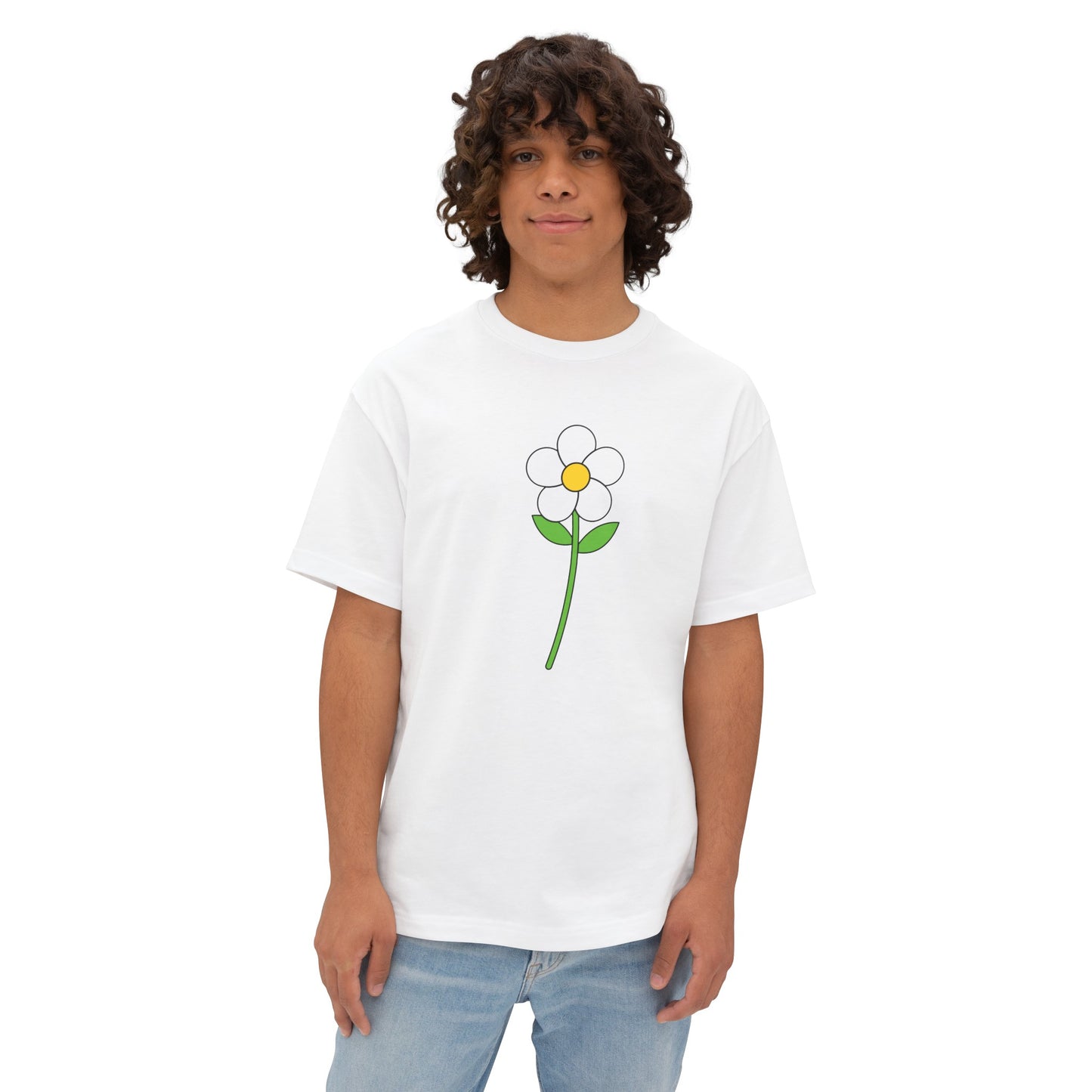 Flower Power Oversized Boxy Tee