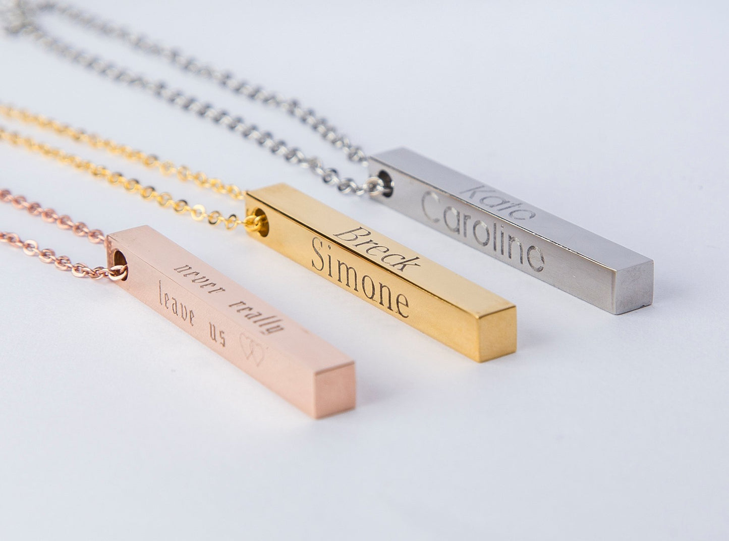 Custom Coordinates Necklace Gift, Coordinates Bar Necklace, Location