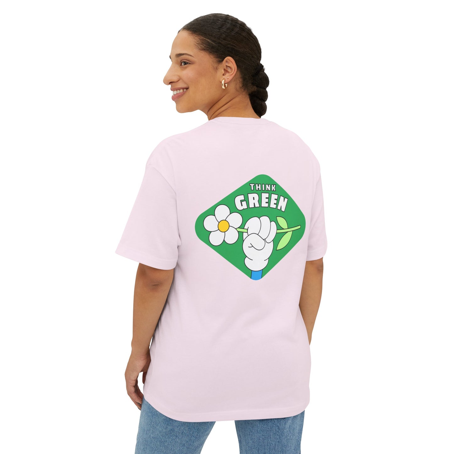 Flower Power Oversized Boxy Tee