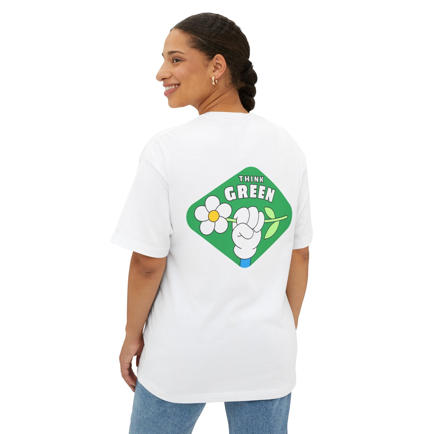 Flower Power Oversized Boxy Tee