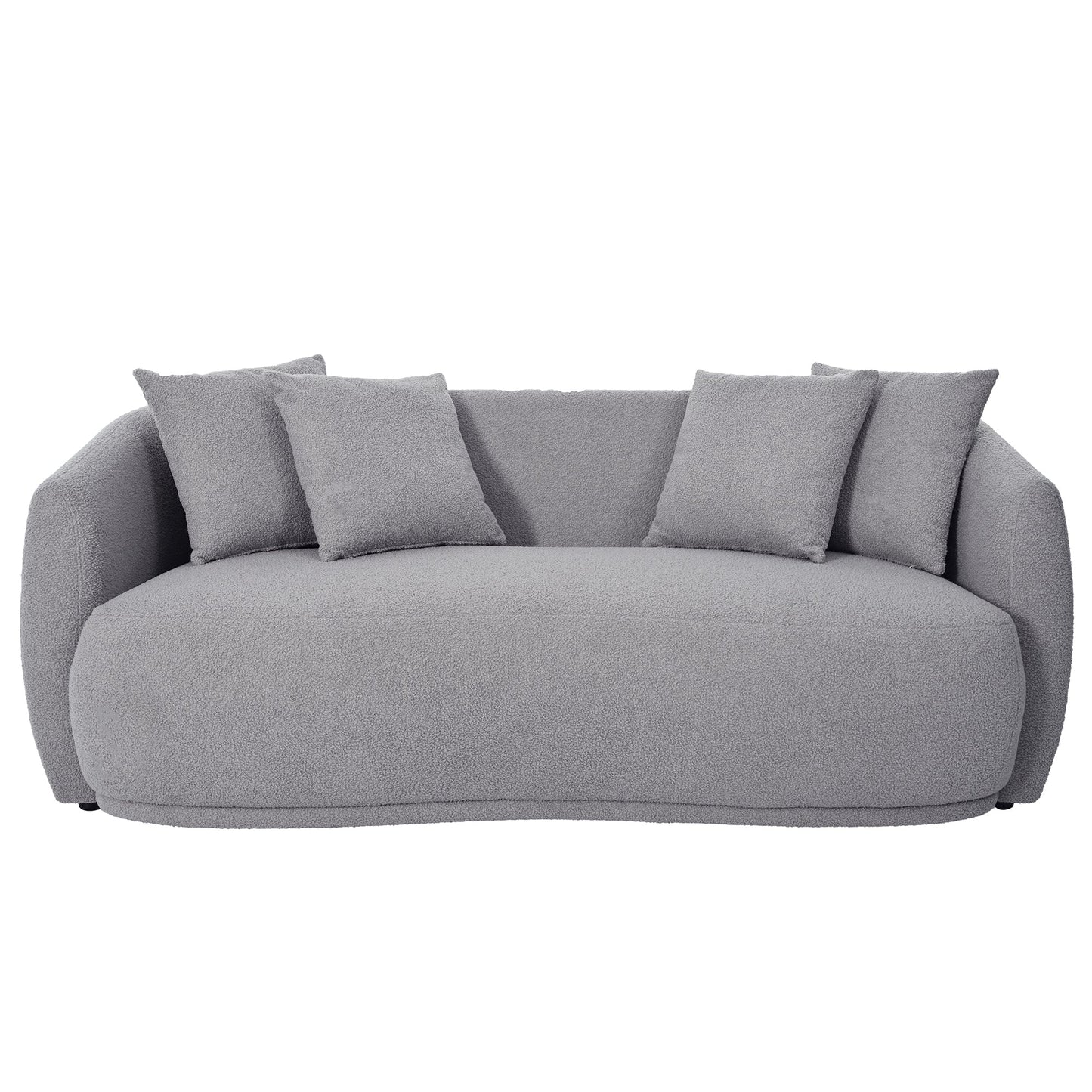 Upholstered Sofa,Modern Arm Chair for Living Room and Bedroom,with 4