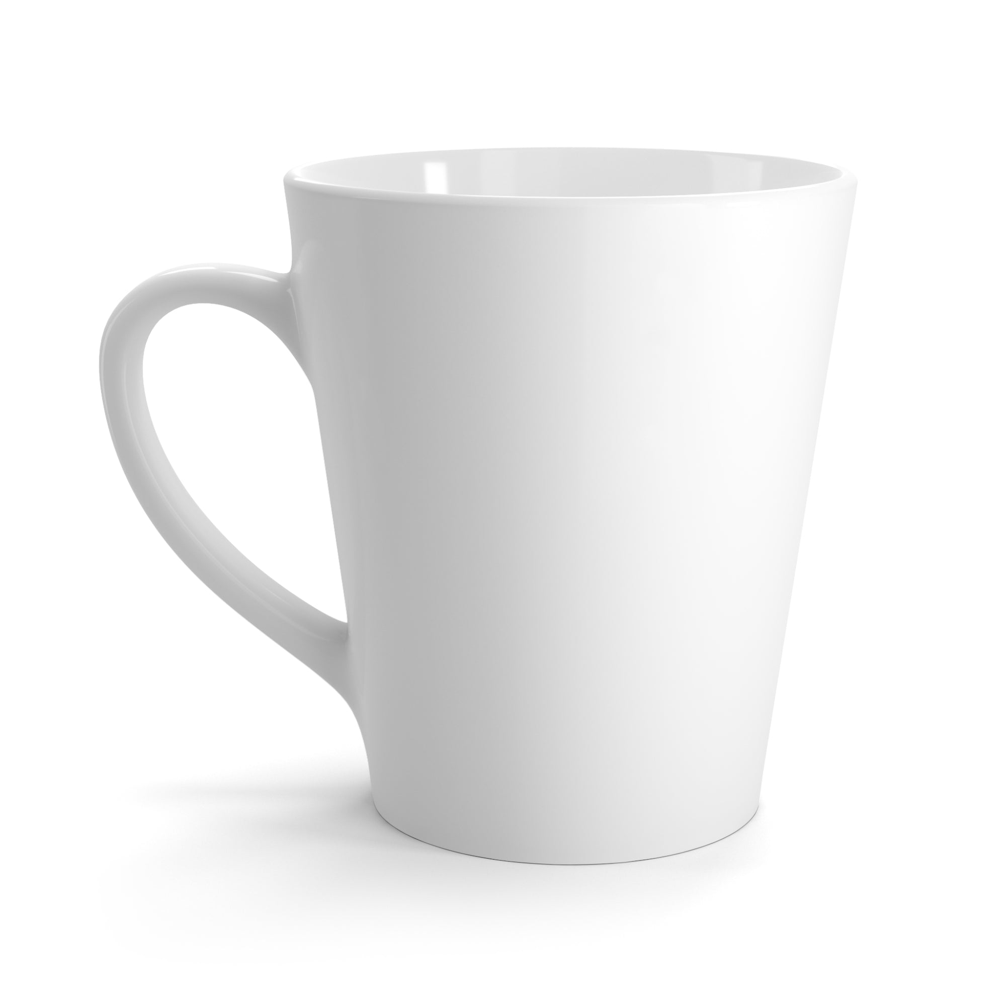 Latte Mug – 'One Coffee to Wake the F*** Up' Bold Typography Ceramic Mug