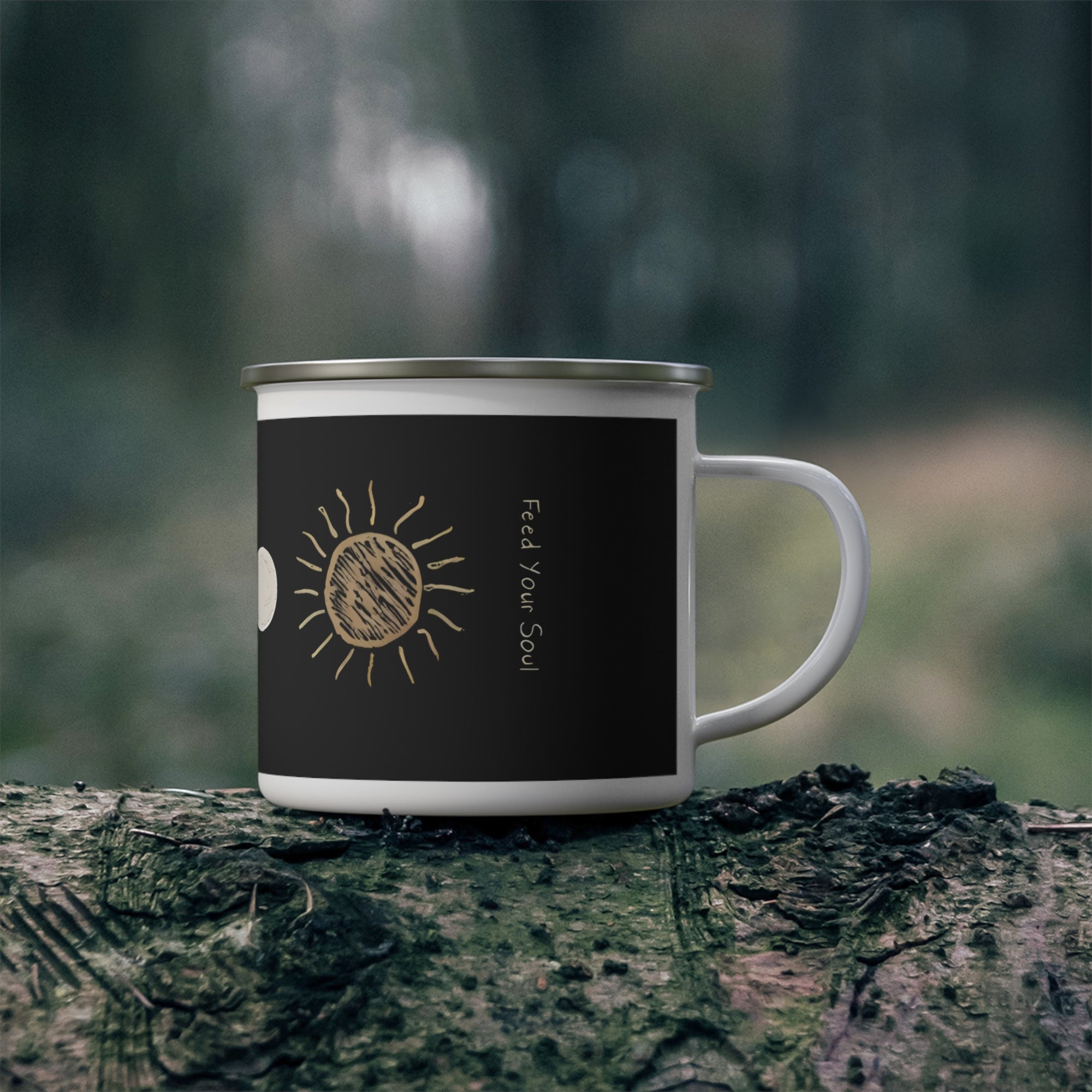 Feed Your Soul Enamel Camping Mug