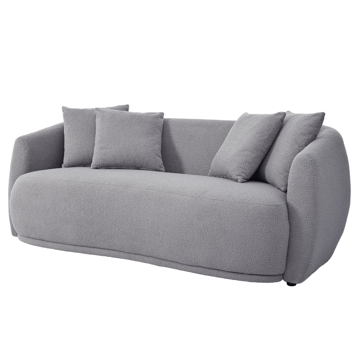 Upholstered Sofa,Modern Arm Chair for Living Room and Bedroom,with 4