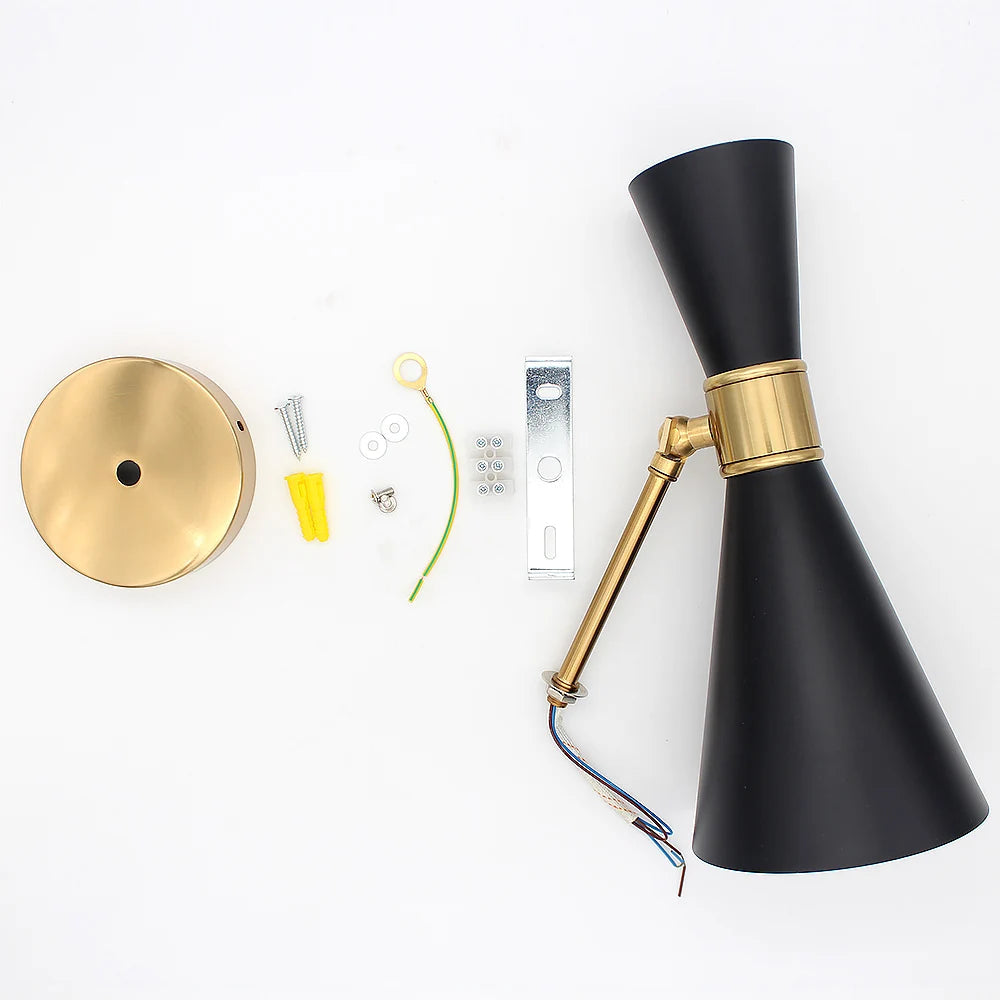 LED Wall Lamps Outdoor Golden Lighting Headboard Dressing Living Room