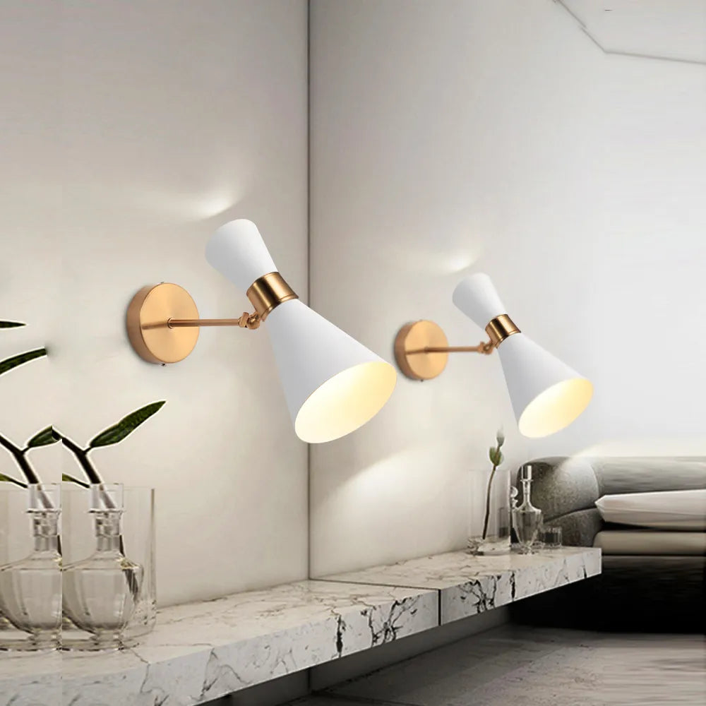 LED Wall Lamps Outdoor Golden Lighting Headboard Dressing Living Room