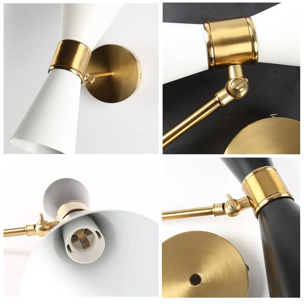 LED Wall Lamps Outdoor Golden Lighting Headboard Dressing Living Room