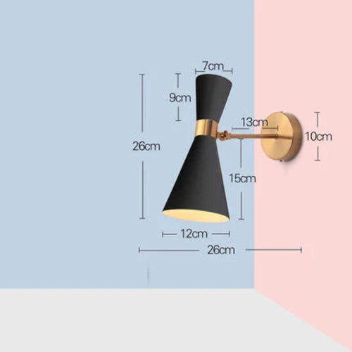 LED Wall Lamps Outdoor Golden Lighting Headboard Dressing Living Room