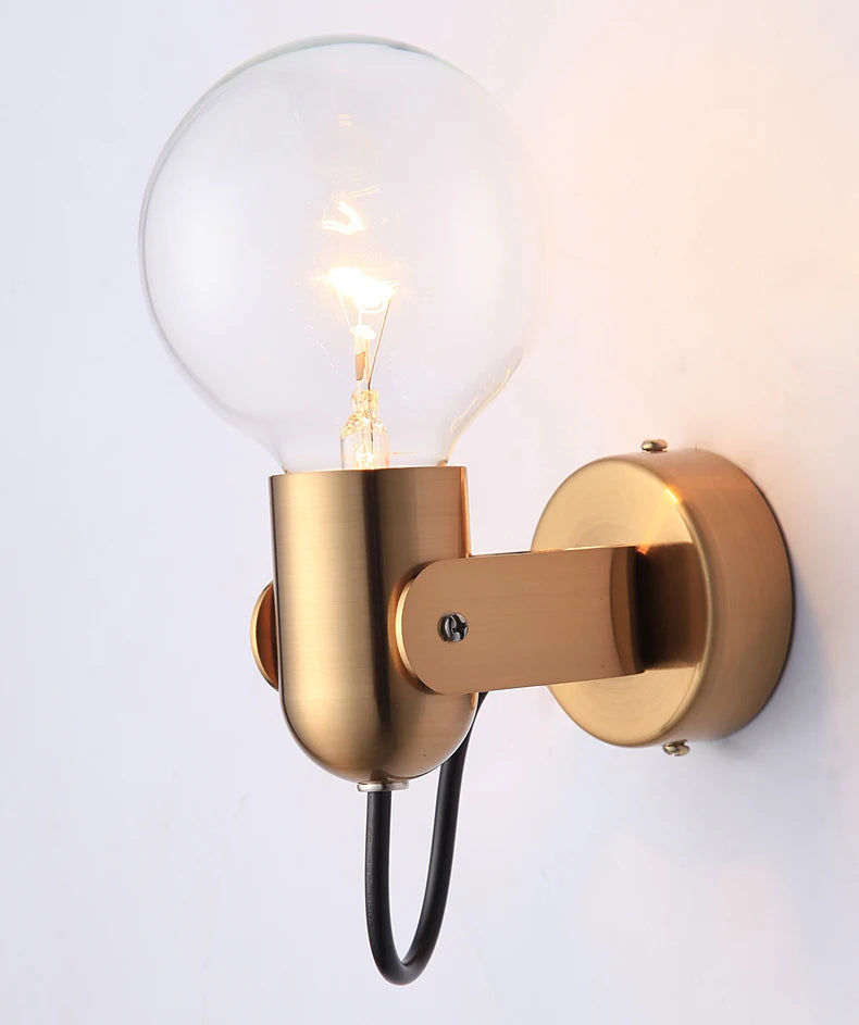 LED Wall Lamps Outdoor Golden Lighting Headboard Dressing Living Room