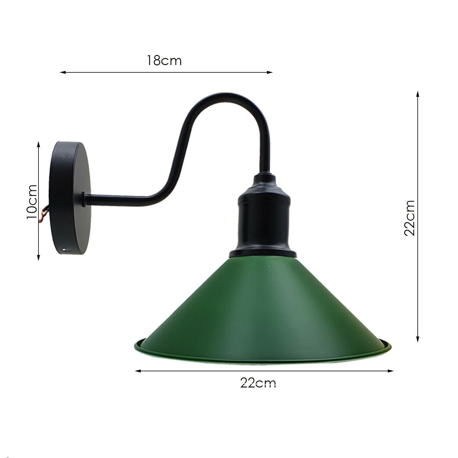 Modern Retro Industrial Wall Mounted Lights Rustic Sconce Lamps