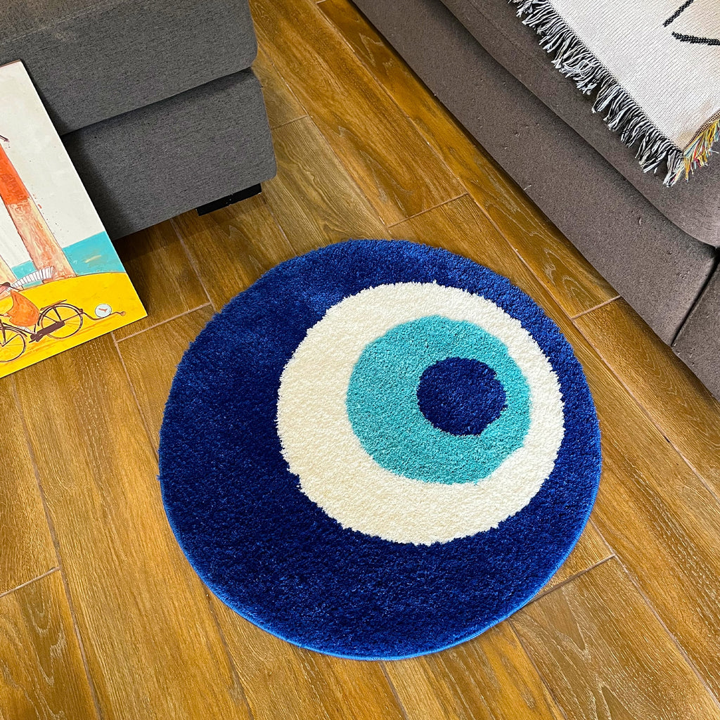 Evil Eye Circle Rug