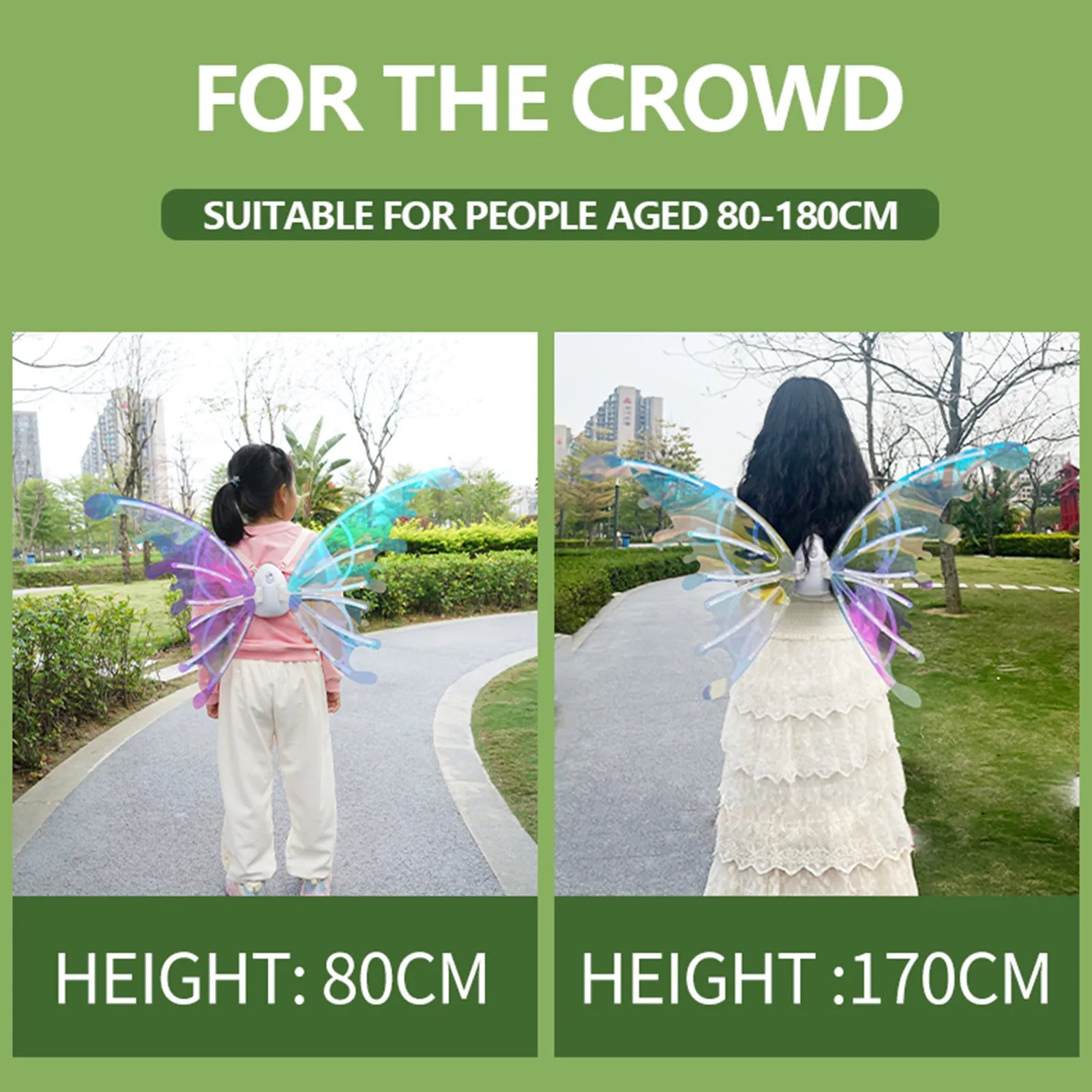 Enchanting Light-Up Moving Fairy Wings