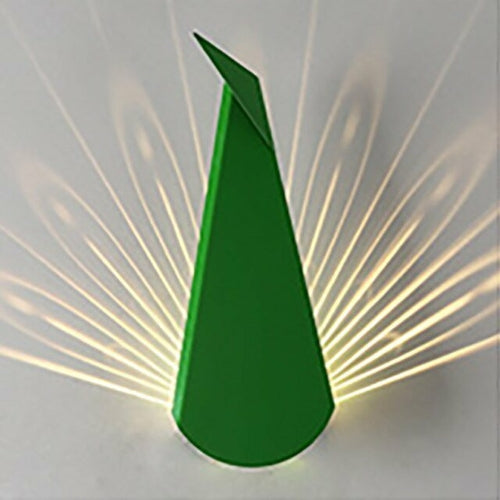 Bedside light wall lamp modern Simplicity peacock Lamps bedroom living