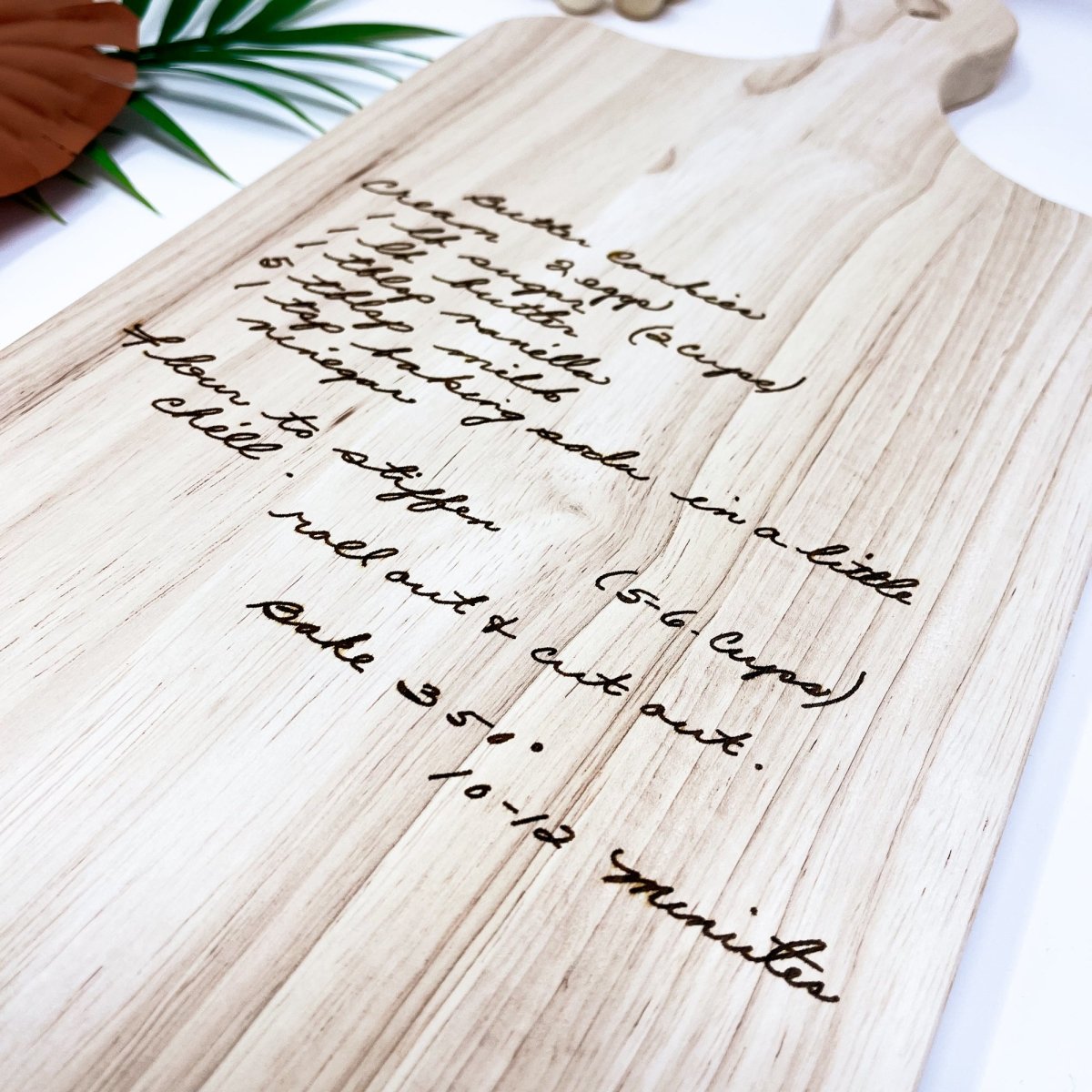 Custom Handwritten Cutting Board