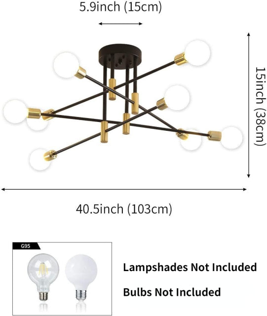 Nordic Sputnik Ceiling Light Fixture