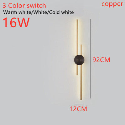 minimalist LED Wall Light